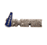 Cheer Co-Captain (8 Color Options) Lapel Pin 