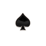 Black Spade Pin