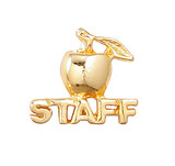 Golden Apple Staff Lapel Pin