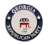 Georgia Republican Party Lapel Pin