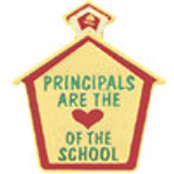 Principals Are The (heart) Of The School Lapel Pin