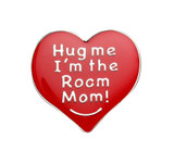 Hug Me I'm the Room Mom Lapel Pin