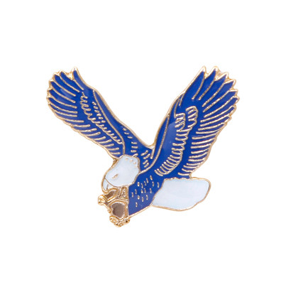 Eagle Mascot Lapel Pin