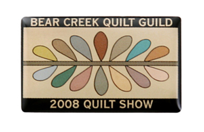 Personalized Custom Quilt Lapel Pins Pin / Stock Lapel Pins