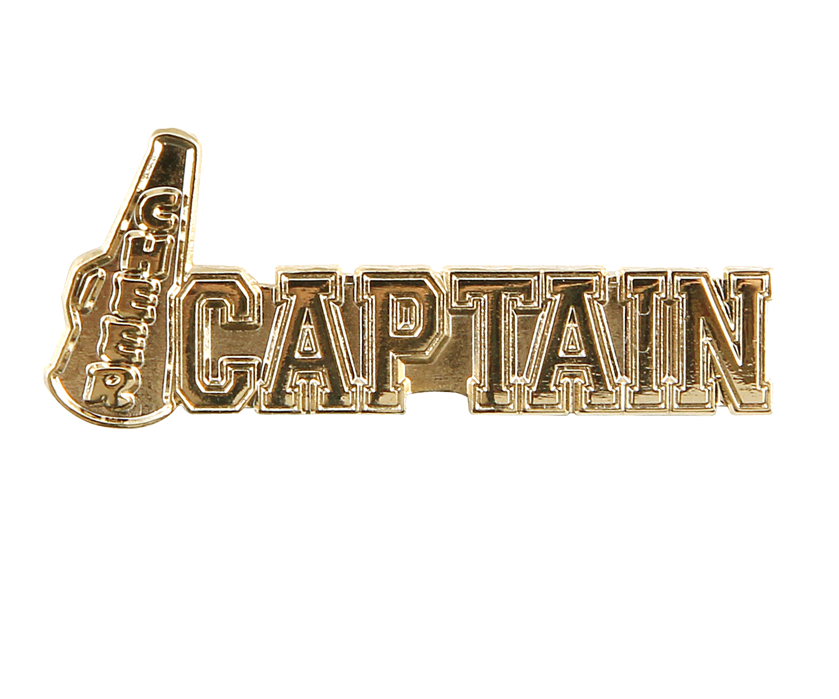 Cheer Captain (8 Color Options) Lapel Pin