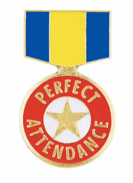 perfect attendance trophy