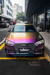 Purple Flame (RD21PRO-HD) Vinyl Wrap