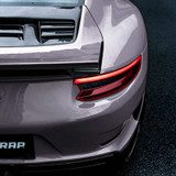 Dusky Grape Vinyl Wrap on the car back side