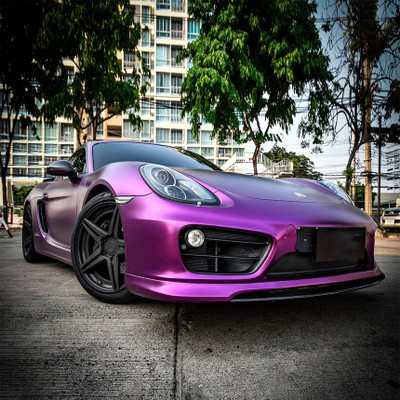 Concord Grape Vinyl Wrap On Car