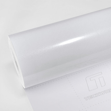 TeckWrap Sparkling White Pearl PPF | Gloss Metallic Paint Protection Film (CPX402)