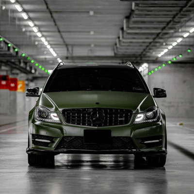 Military Green Vinyl Wrap On Car