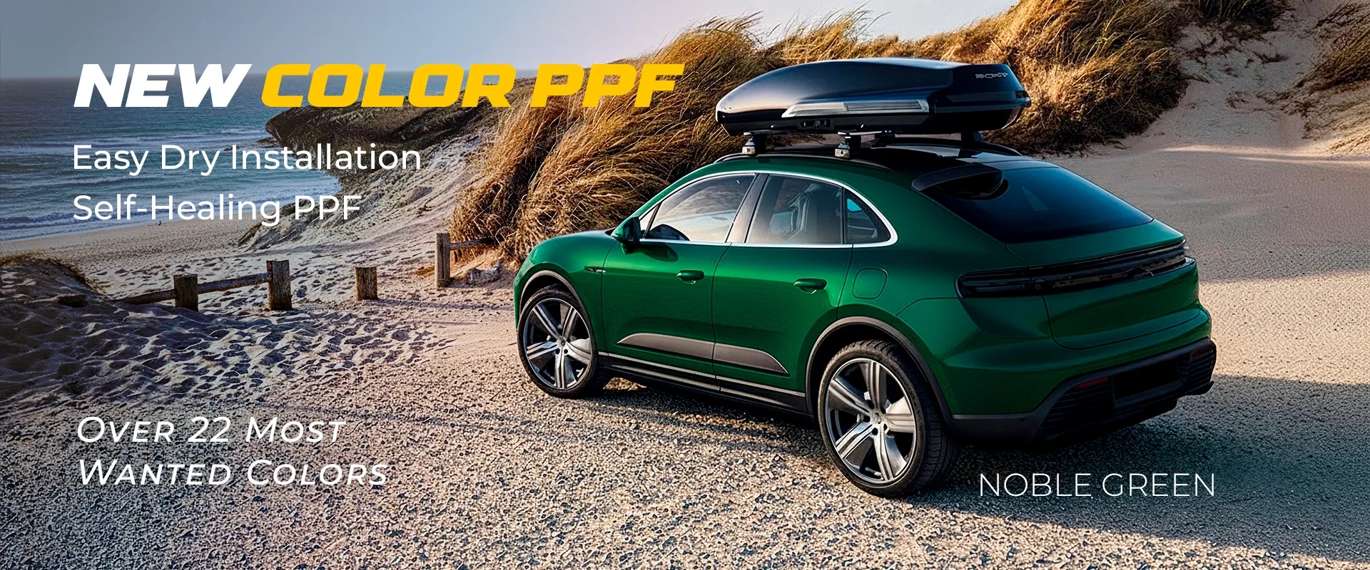 TeckWrap Noble Green gloss colour PPF paint protection film