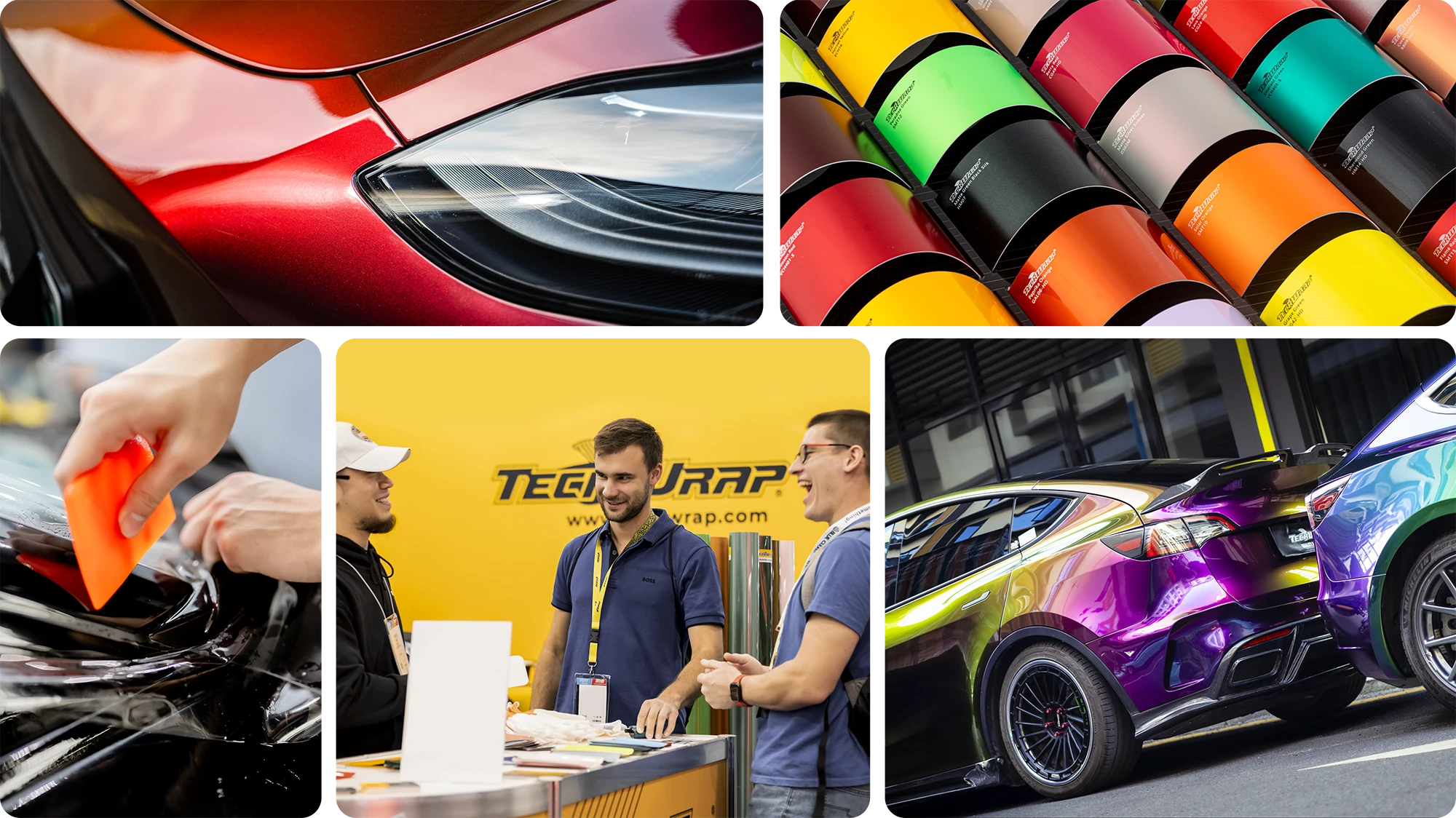 Hands-on vinyl-wrap training at the TeckWrap UAE centre