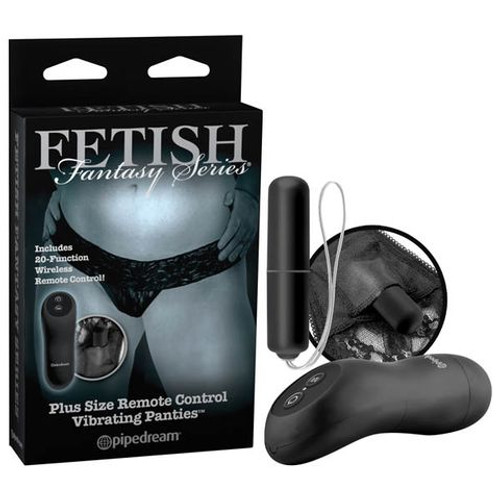 PD4422-23-WW - Fetish Fantasy Series Limited Edition Plus Size Remote Control Vibrating Panties