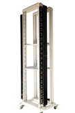 42 U Vertical Plastic Cable Manager for Servers Racks Cabinets One Piece