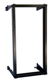 Raising Electronics 12U Wall Mount Open Frame 19'' Server Equipment Rack Threaded 15 inch depth Blac