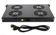 1U Rack Mount Fan Unit With 4 Fans For Servers Racks Cabinets