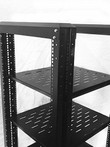 27U 4 Post Server Rack Open Frame Network: Best  Affordable Rack | Raising  Electronics