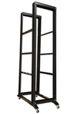 42U Open Frame Network Server Rack 1000MM Deep 4 Post 3 Pairs of L-Rails With 2 Shelf