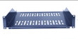 19" Vented Steel 2 Space 2U Rack Mount Cantilever Network Shelf 14" Deep