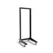 42U Movable 19" 2 Post Server Rack Open Frame Heavy Duty IT Network Data Server Rack