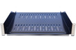 19" Vented Steel 3U Relay Rack Mount Cantilever Network Shelf 18" Deep