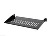 19 inch Rack - 2Pack Cantilever Server Shelf Vented Shelves Rack Mount 19" 1U 12"(300mm) Deep