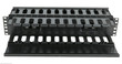 Server Rack - 2U Horizontal Server Rack Double Sided Finger Duct Cable Manager Panel Organize