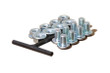4 Post Server Rack - 15U Rack 4 Post Open Frame Server Rack Enclosure 19" Adjustable Depth Aluminum