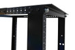 4 Post Server Rack - 15U Rack 4 Post Open Frame Server Rack Enclosure 19" Adjustable Depth Aluminum