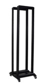 Raising Electronics 42U 4 Post Open Frame 19'' Server/Audio Steel Rack Deep From 16" with Fixed Shelves
