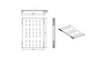4 Post Server Rack - Fixed Rack Server Shelf 1U 19" Shelves 4 Post Rack Mount Adjustable 14"-20.5"