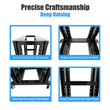 27U 4 Post Open Frame Data Server Rack 19" 32"Deep + 3 Pairs of L Rails