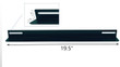 RAISING ELECTRONICS Rack Mount Supporting Rails L-Shape 1 Pair for 800 mm Deep Cabinets/Racks 22" Long