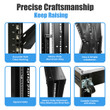 RAISING ELECTRONICS 42U 4 Post Open Frame 19inch Server/Audio Steel Rack 31inch Deep Aluminum UL Certified