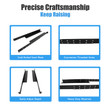 Raising Electronics Rack Mount Supporting Rails L-Shape 1 Pair adjustable depth 21.5''-35'' Deep Cabinets/Racks