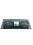 Raising Electronics Rack Mount Temperature control Server Fan Cooling System With 2 Fans 1U