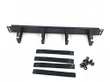 Raising Electronics1U Horizontal Rack Mount Metal Cable Management with 4 Ring