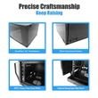 22U Wall Mount Network Server Cabinet Rack Enclosure mesh Door Lock  600MM Deep