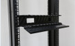 2U Horizontal Rack Mount Cable Management Unit with Panel Plastic 19"