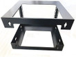 6U Wall Mount Network Rack Open Frame 19'' Server Equipment Rack Threaded 15 inch depth Black