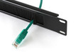 2 pack 1U Brush Panel Cable Management 19" Universal Panel High Density