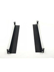 Raising Electronics Rack Mount Supporting Rails L-Shape 1 Pair 18.25" Long For Cabinets/Racks