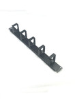 Raising Electronics1U Horizontal Rack Mount Metal Cable Management with 5 D-Rings
