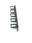 Raising Electronics1U Horizontal Rack Mount Metal Cable Management with 5 D-Rings