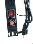 Rack Mount Power Distribution Unit PDU W/Switch For Server Network Data Computer Rack