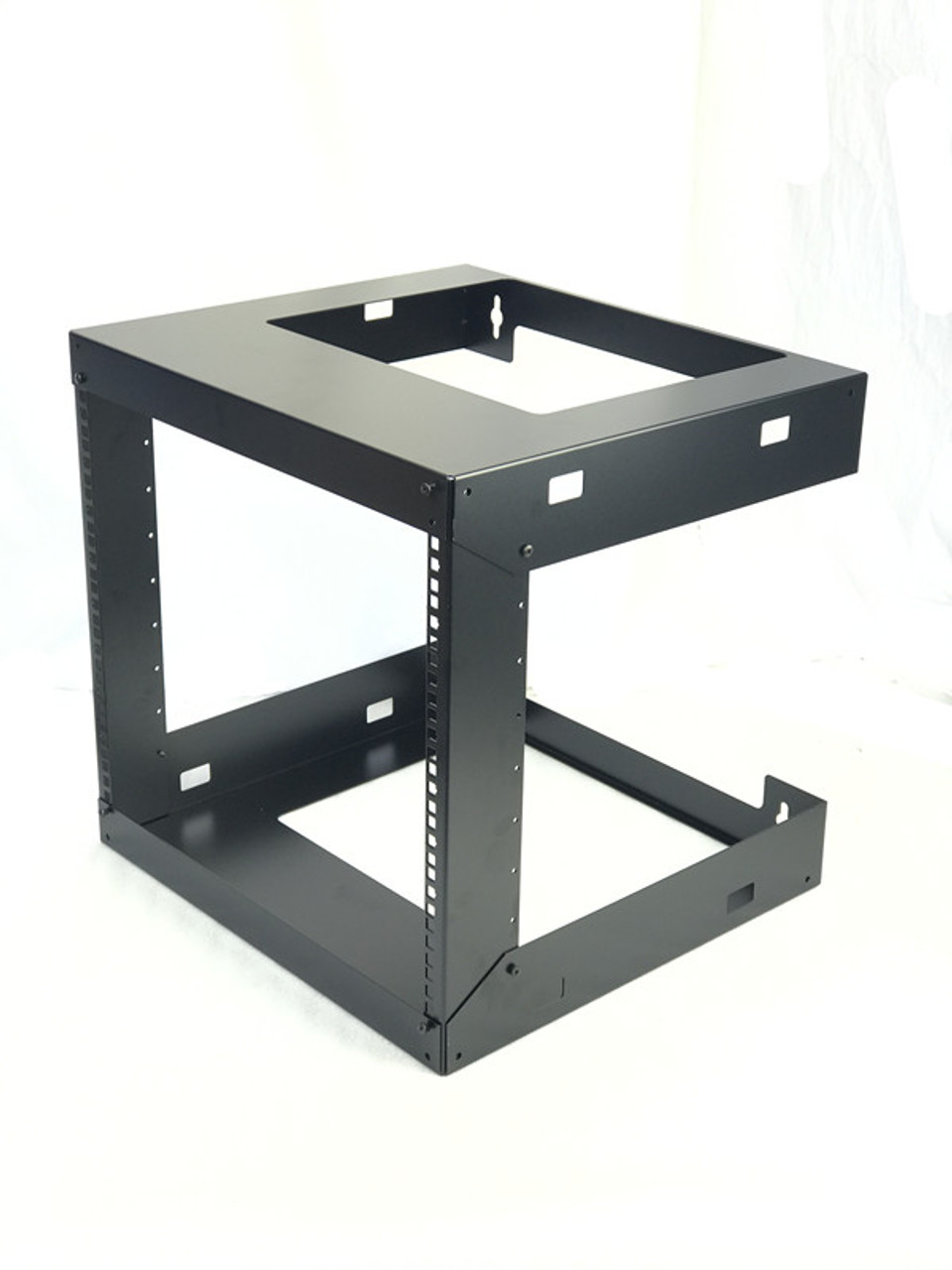 8u Wall Mount Open Frame 19 Server Equipment Rack Threaded 18