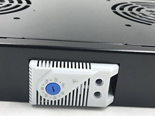 NEW Rack Mount Log Temp Control Server Fan Cooling System With 4 Fans ...