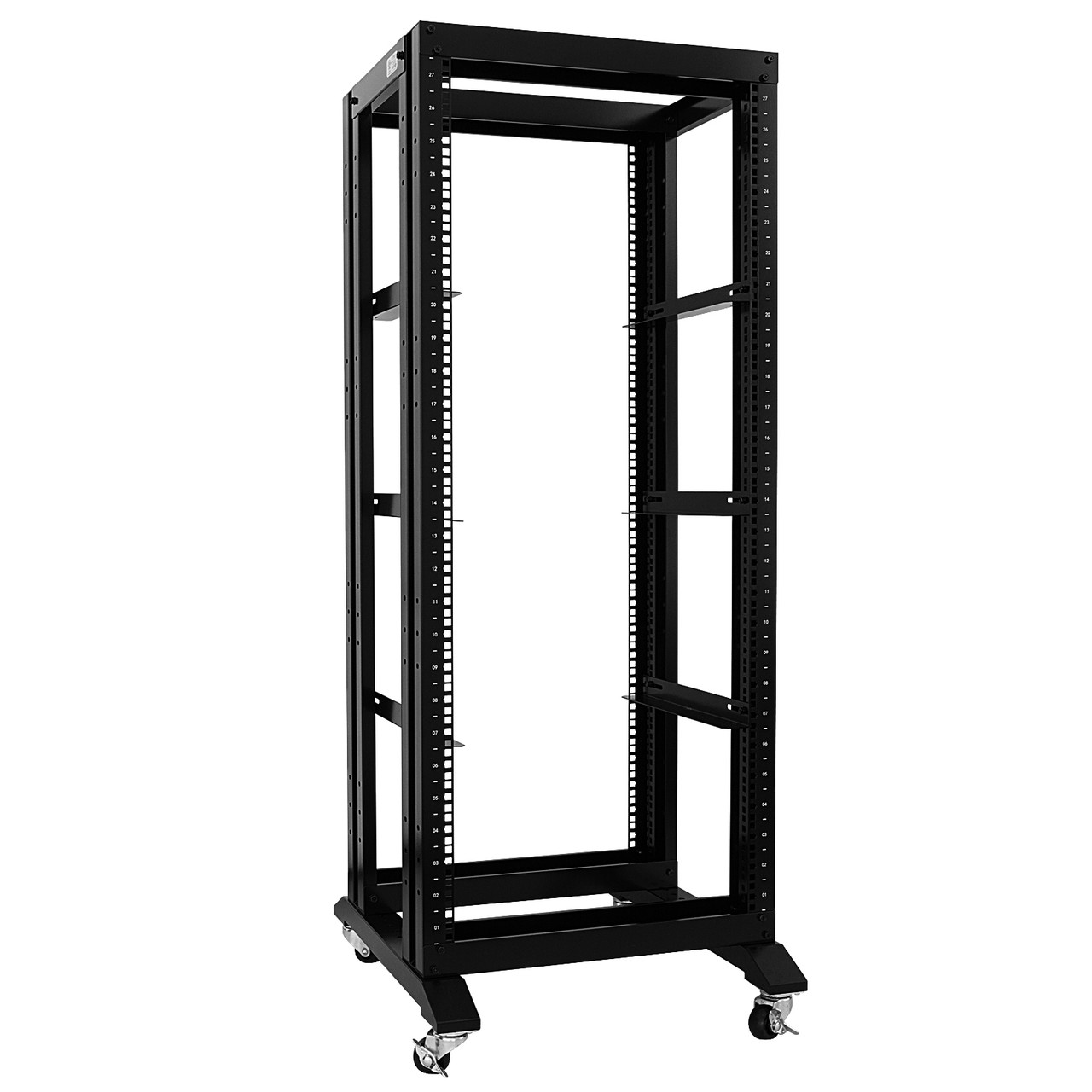 27U 4 Post Open Frame Network Server Rack 19