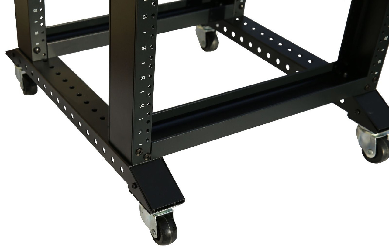 Raising Electronics 28U 4.5FT 4 Post Open Frame 19'' Server/Audio Rack ...